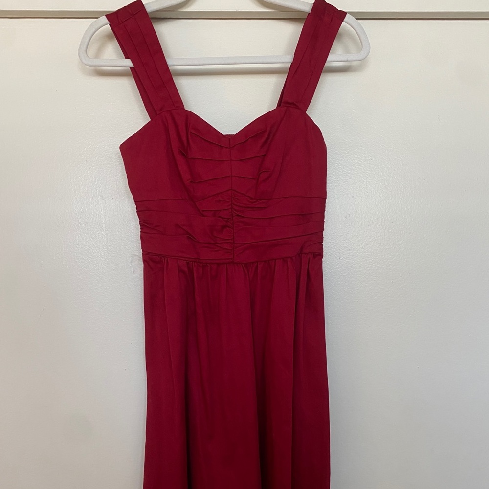 perfect holiday red dress size 0 Express